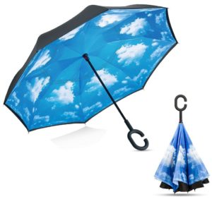 Dárek pro tchýni - obrácený deštník