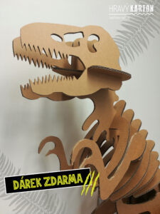 3D stavebnice dinosaura - originální dárky pro děti