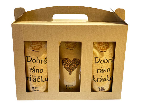Personalisovaná káva jako dárek pro muže k svátku