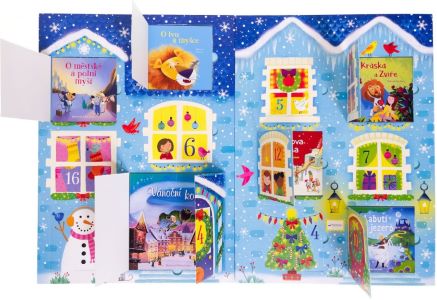Krásný adventní kalendář pro děti plný knížek