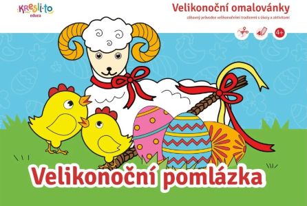 Velikonoční dárky pro koledníky - omalovánka je super