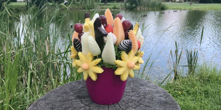 Recenze ovocné kytice - skvělé překvapení na oslavu nejen pro děti