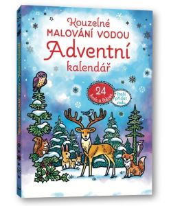 Kouzelný adventní kalendář bez sladkostí, který si vymalujete pouze vodou