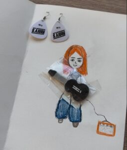 Jak vyrobit náušnice z trsátek - přání