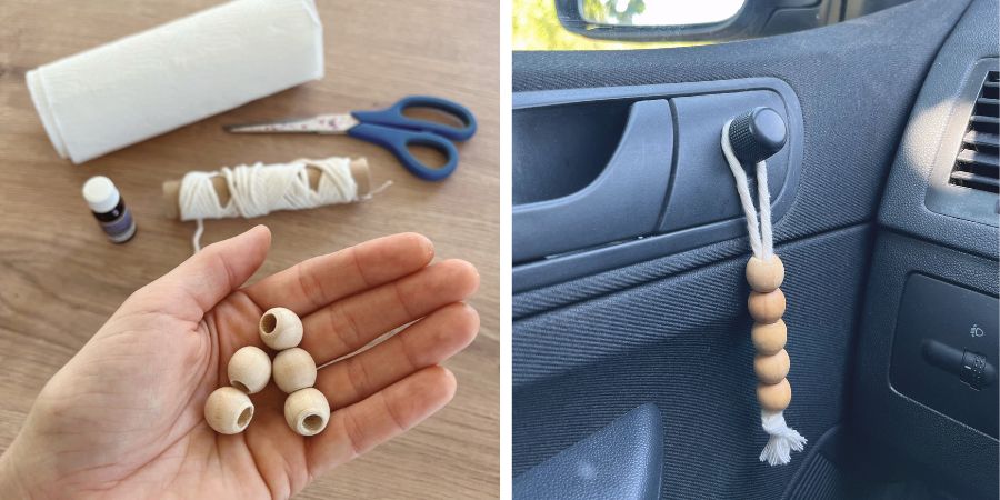 DIY dárek pro ženu - přírodní vůně do auta